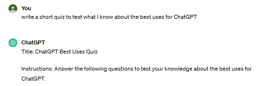 ChatGPT can be used for personalized learning